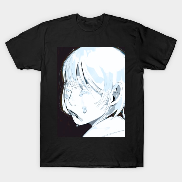 Crying girl T-Shirt by naruysae